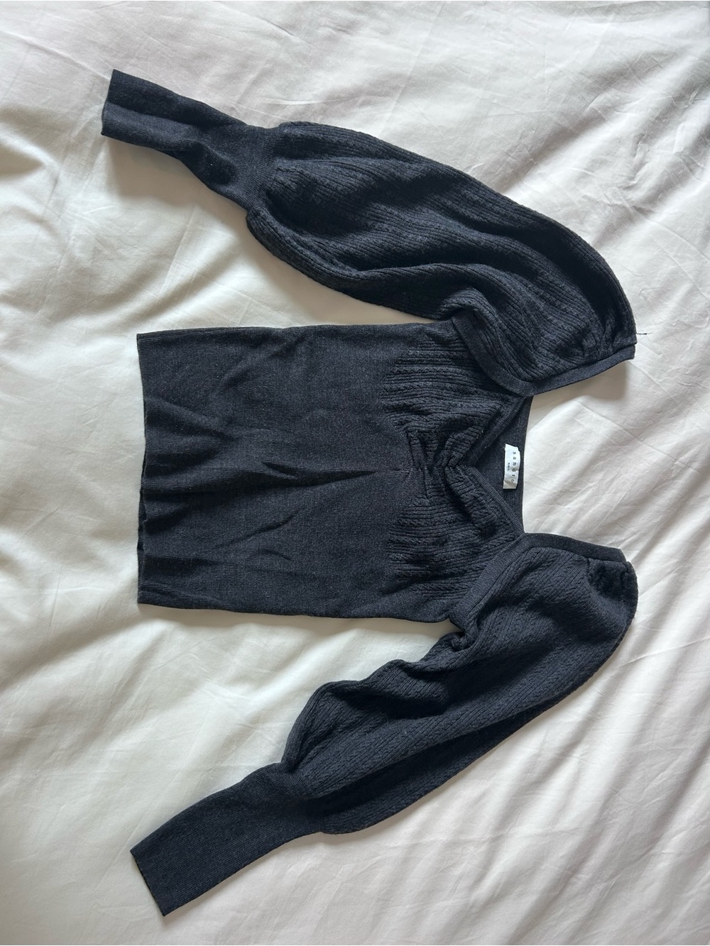 Sandro sweater dark grey